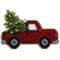 Wonderland Crafts Red Truck Ornament Bead Embroidery on Wood Kit